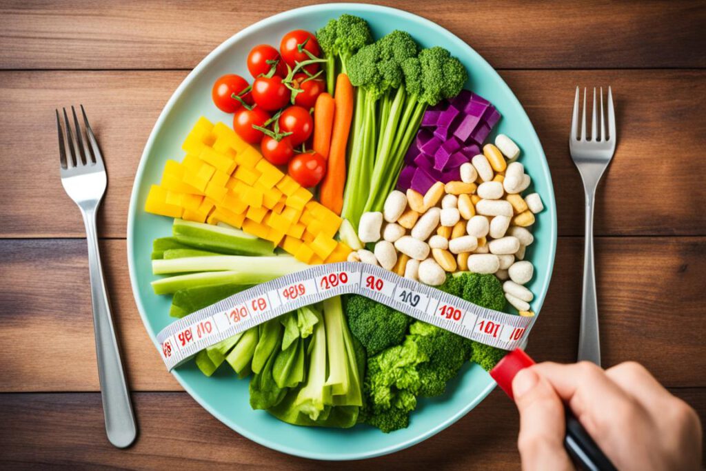 talerz ze sztućcami