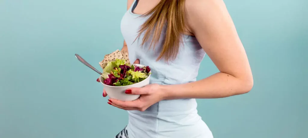 posiłek diety niskotłuszczowej